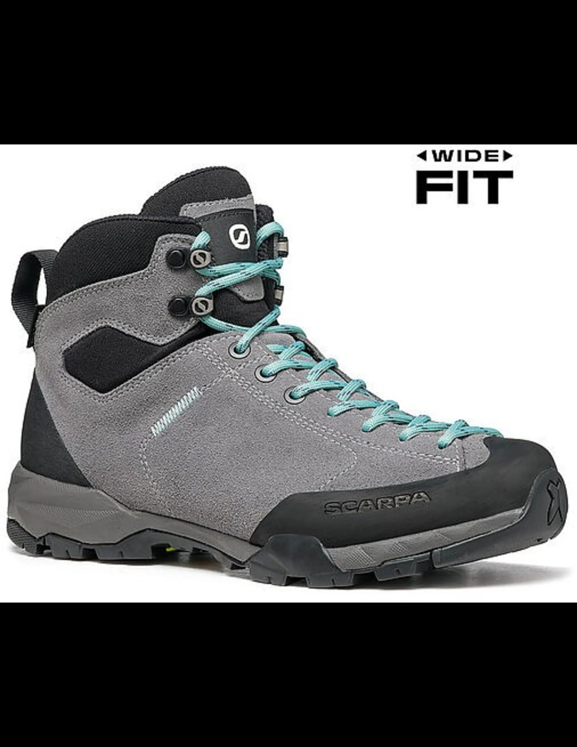 Scarpa Mojito Trail GTX Dames Wide (Maat – 38,5, Kleur – Smoke/jade)