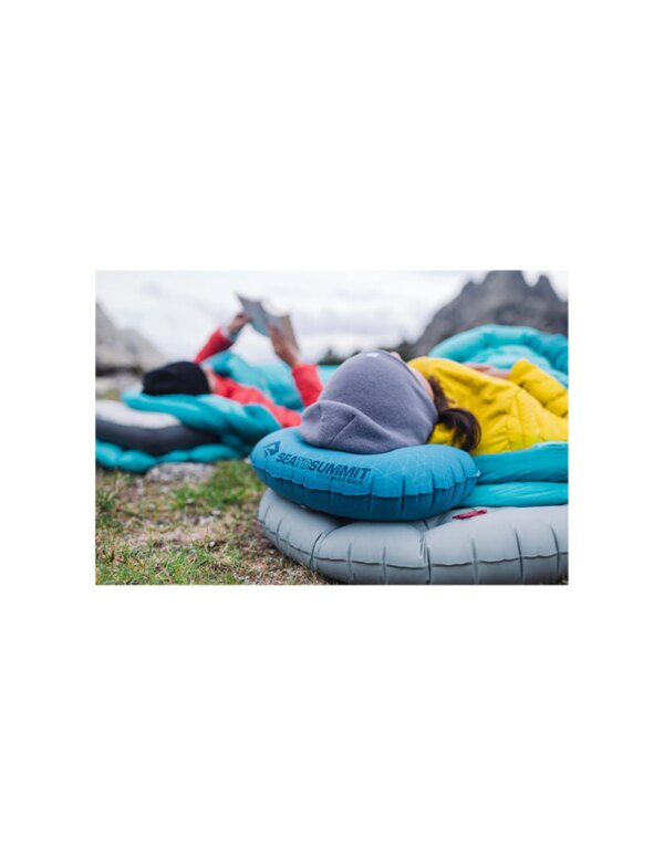 Sea to Summit Aeros Ultralight Opblaasbaar Kussen (Maat - L, Kleur - Grey)