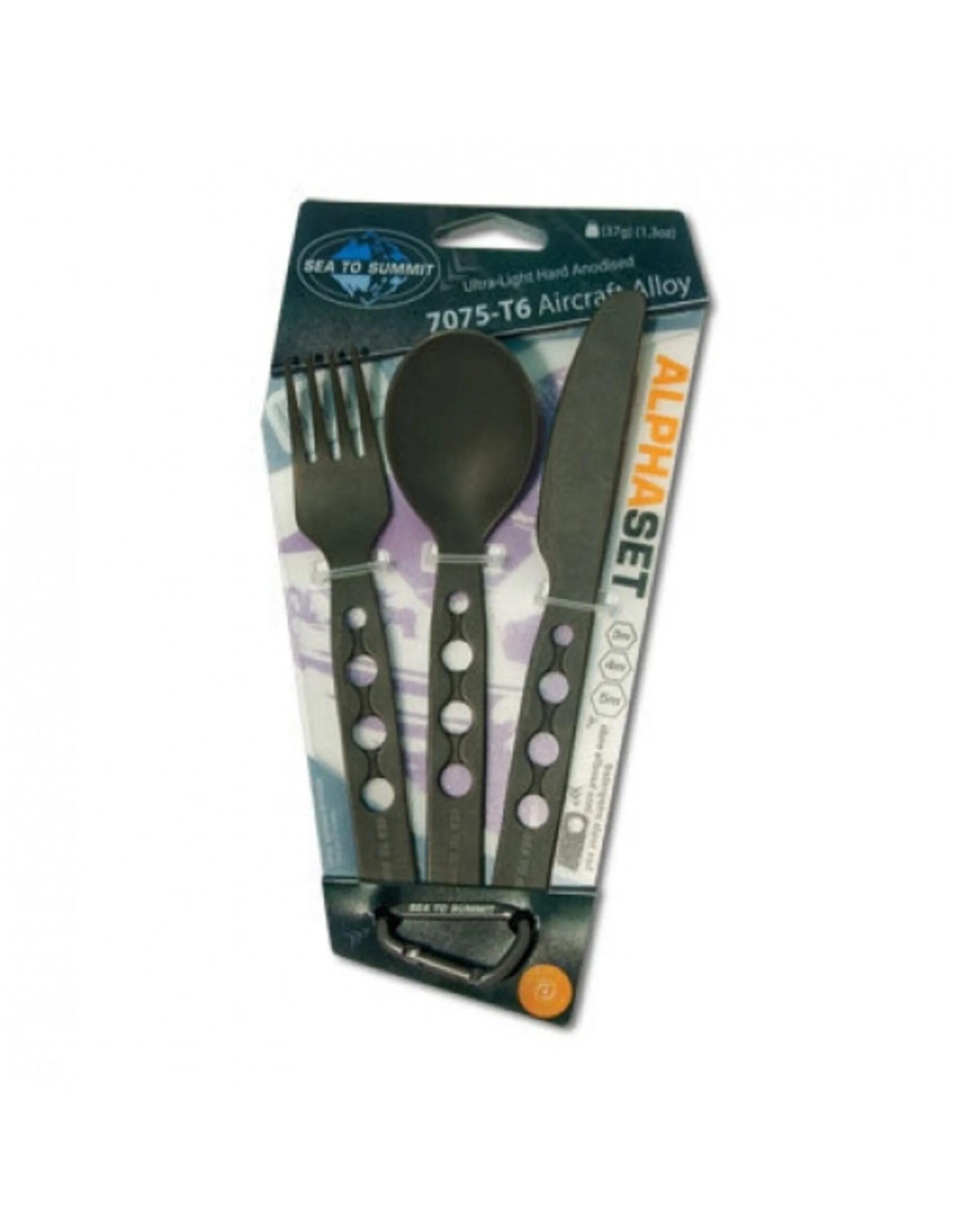 Sea to Summit Alphaset Aluminium 3Pc Cutlery Set