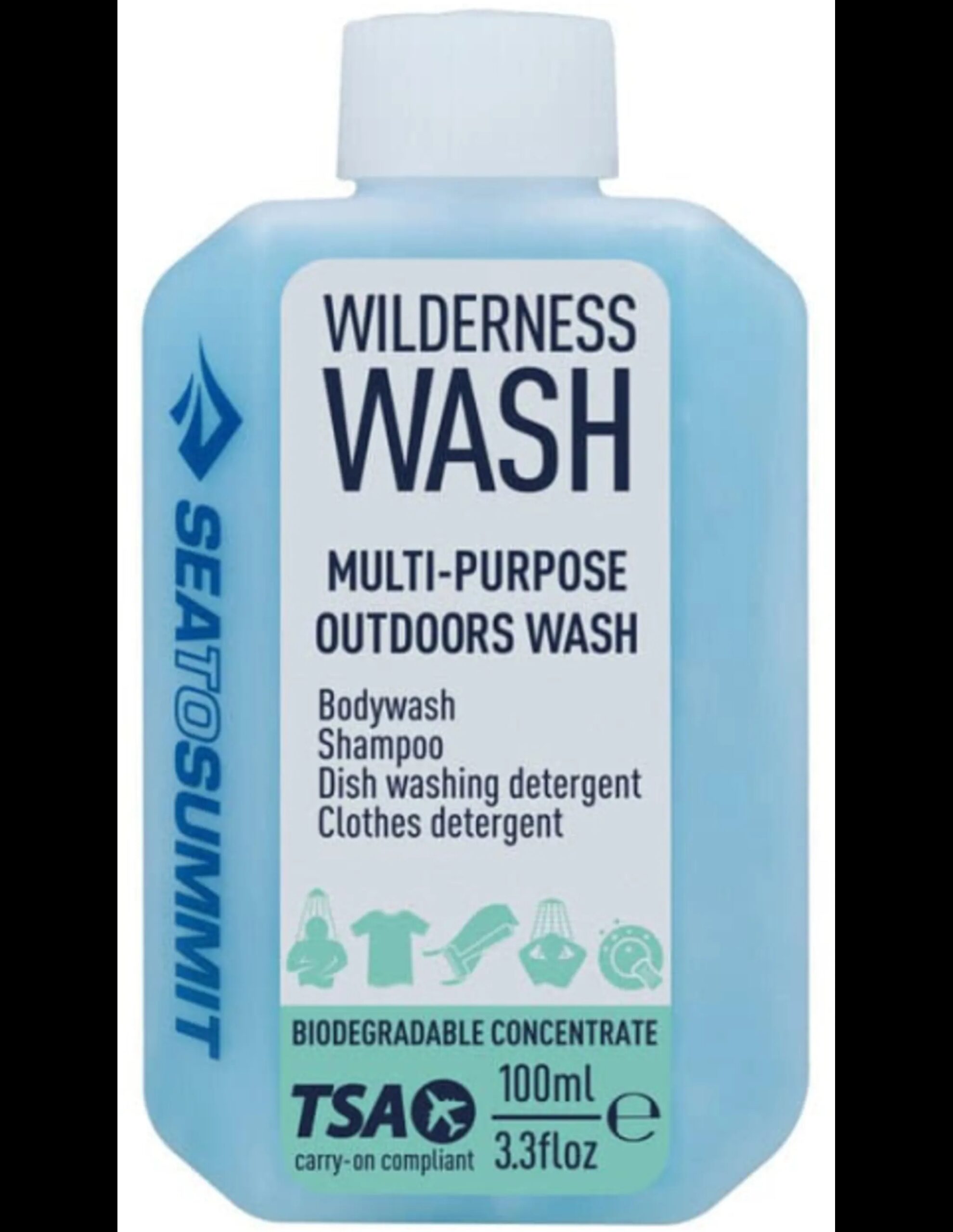 Sea to Summit Wilderness Wash 100ml / 3.3 fl oz (Kleur – Sky blue)