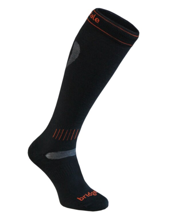 Ski Ultra Fit Merino Performance Unisex (Maat - M, Kleur - Black/Orange)