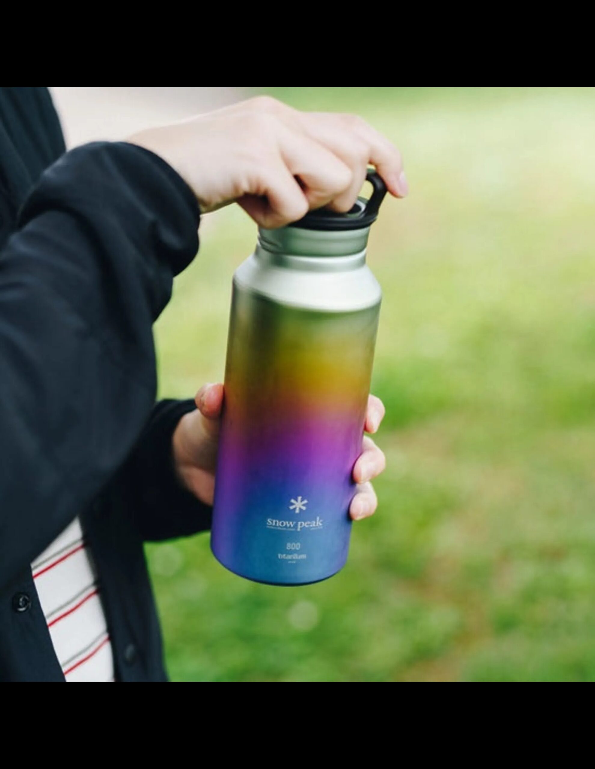 Snowpeak Titanium Aurora Bottle 800 (Maat – 800, Kleur – Rainbow)