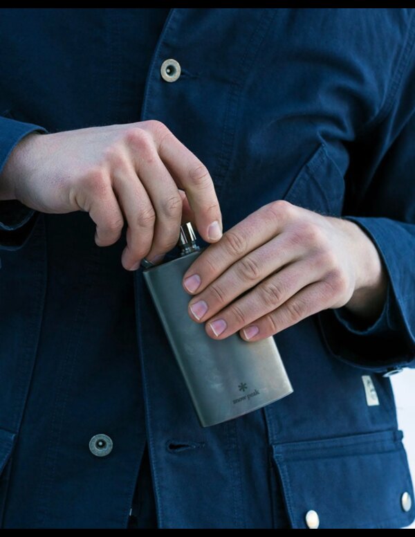 Snowpeak Titanium Flask L (Maat - OS, Kleur - Titanium)