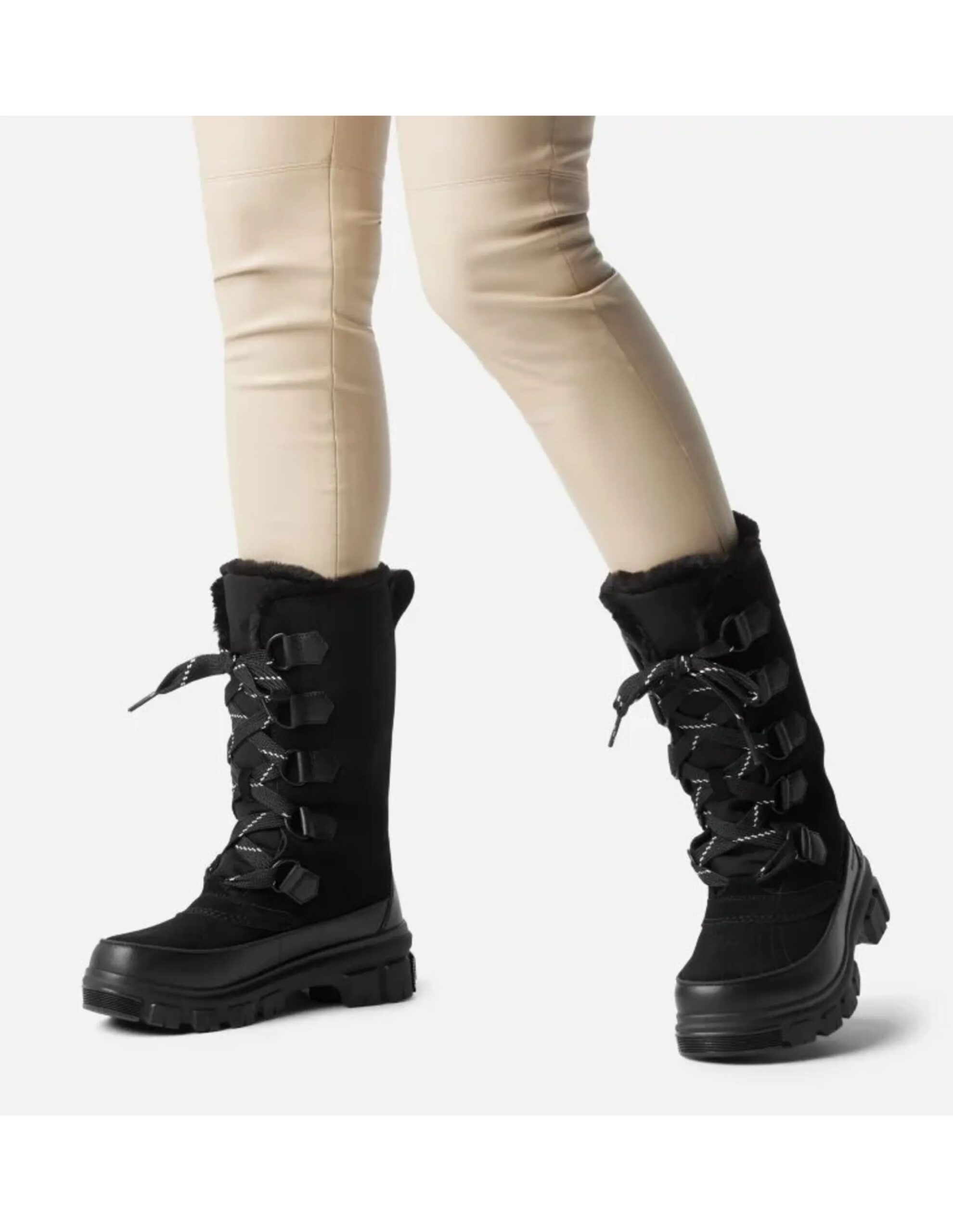Sorel Torino™ V Womens’s Tall Waterproof Winter Boot (Maat – 8,5, Kleur – Black, Natural)