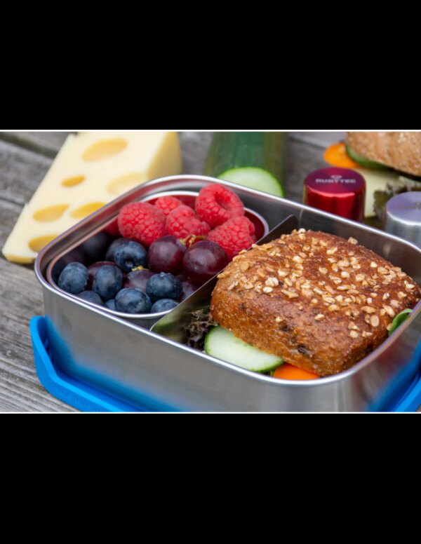 Superhero Duo SST Lunchbox 0,8L + 0,3L Blue (Kleur - Blue)
