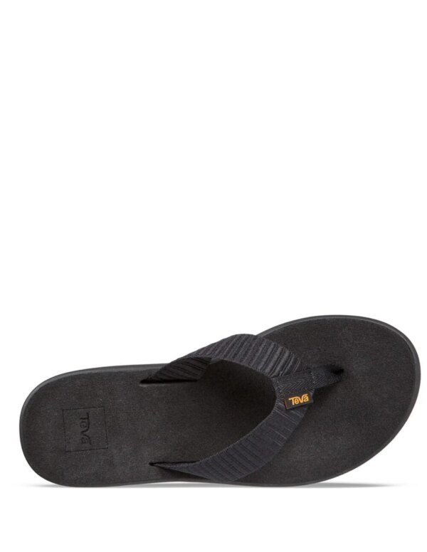 Teva Voya Flip Teenslipper Dames (Maat - US 5, Kleur - Bar street black)