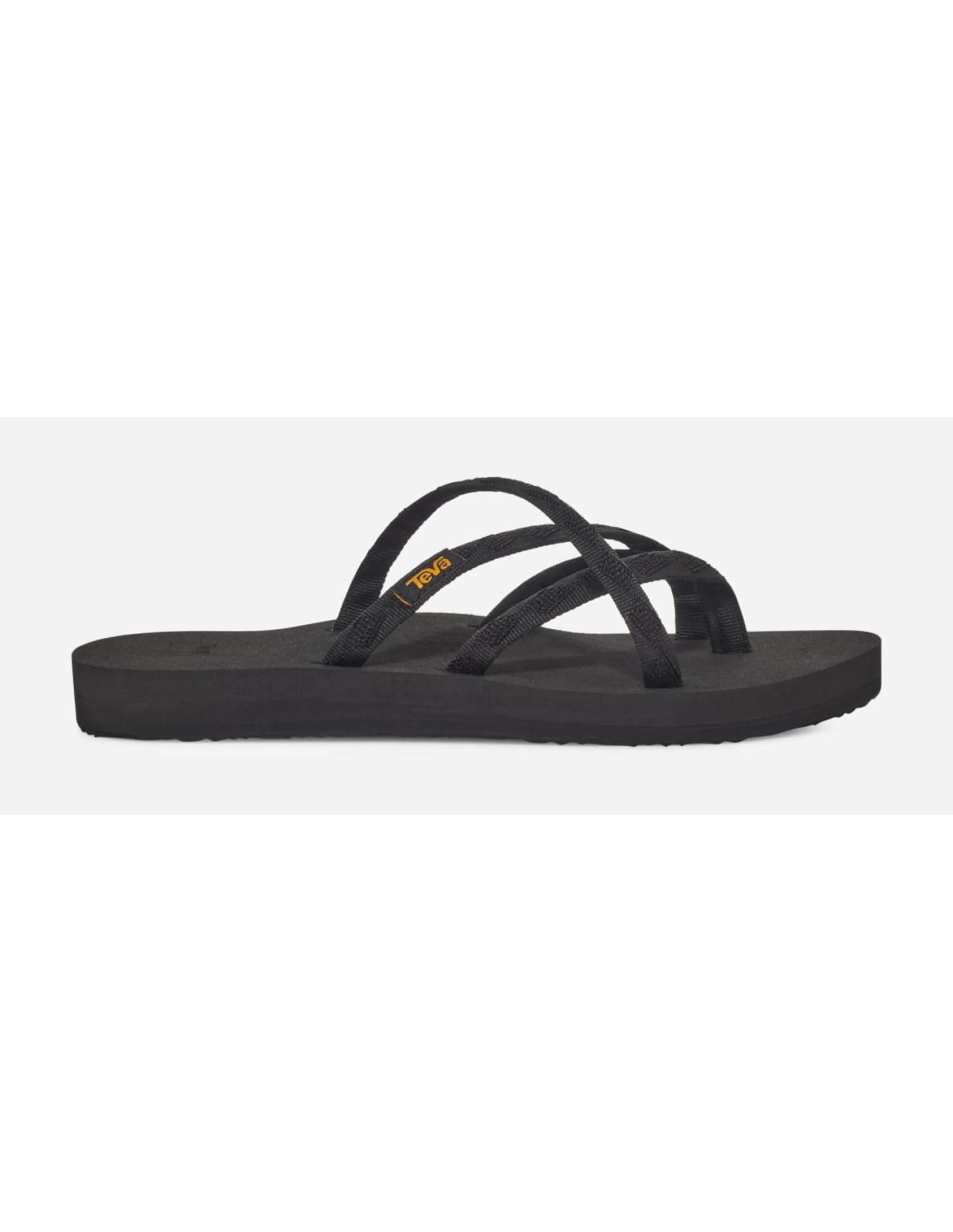 Teva Women’s Olowahu Flipflop (Maat – US 10, Kleur – Mix B Black on Black)