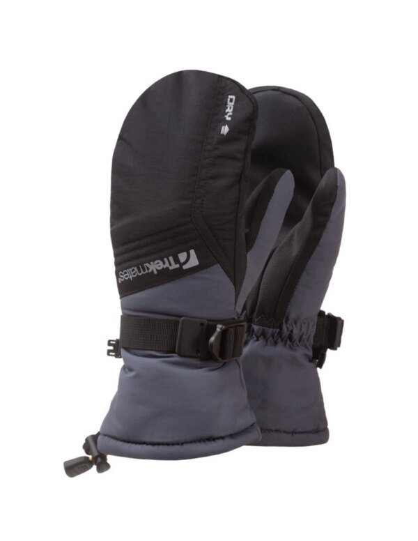 Trekmates Mogul Dry Mitt Junior (Maat - S, Kleur - Slate black)