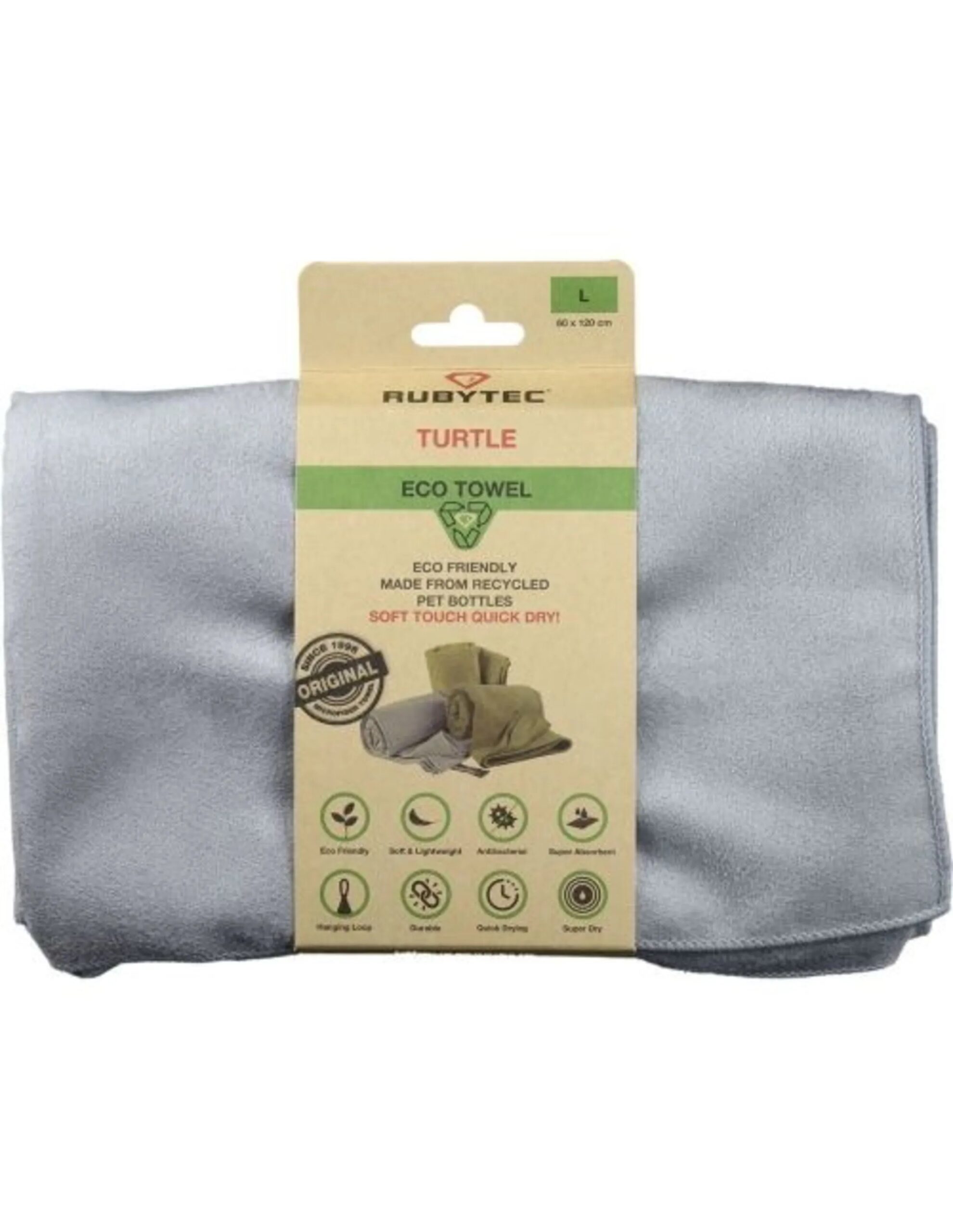 Turtle ECO towel XL (Maat – XL, Kleur – Grey)