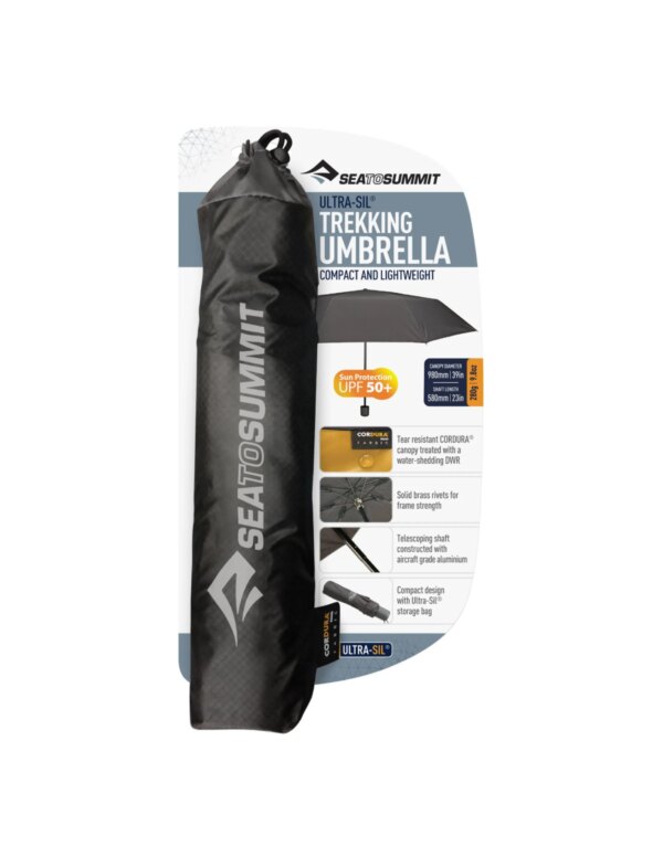 Ultra-Sil™ Trekking Umbrella (Kleur - Black)