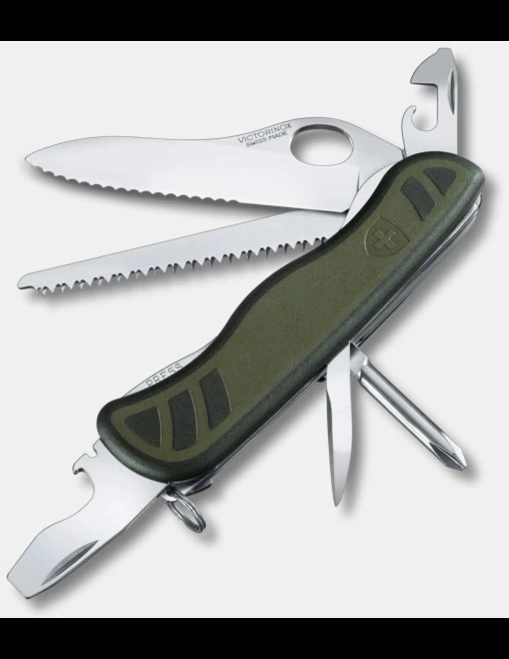 Victorinox Swiss Soldier – Zakmes 10 functions (Maat – 10 functions, Kleur – Groen, Blister)