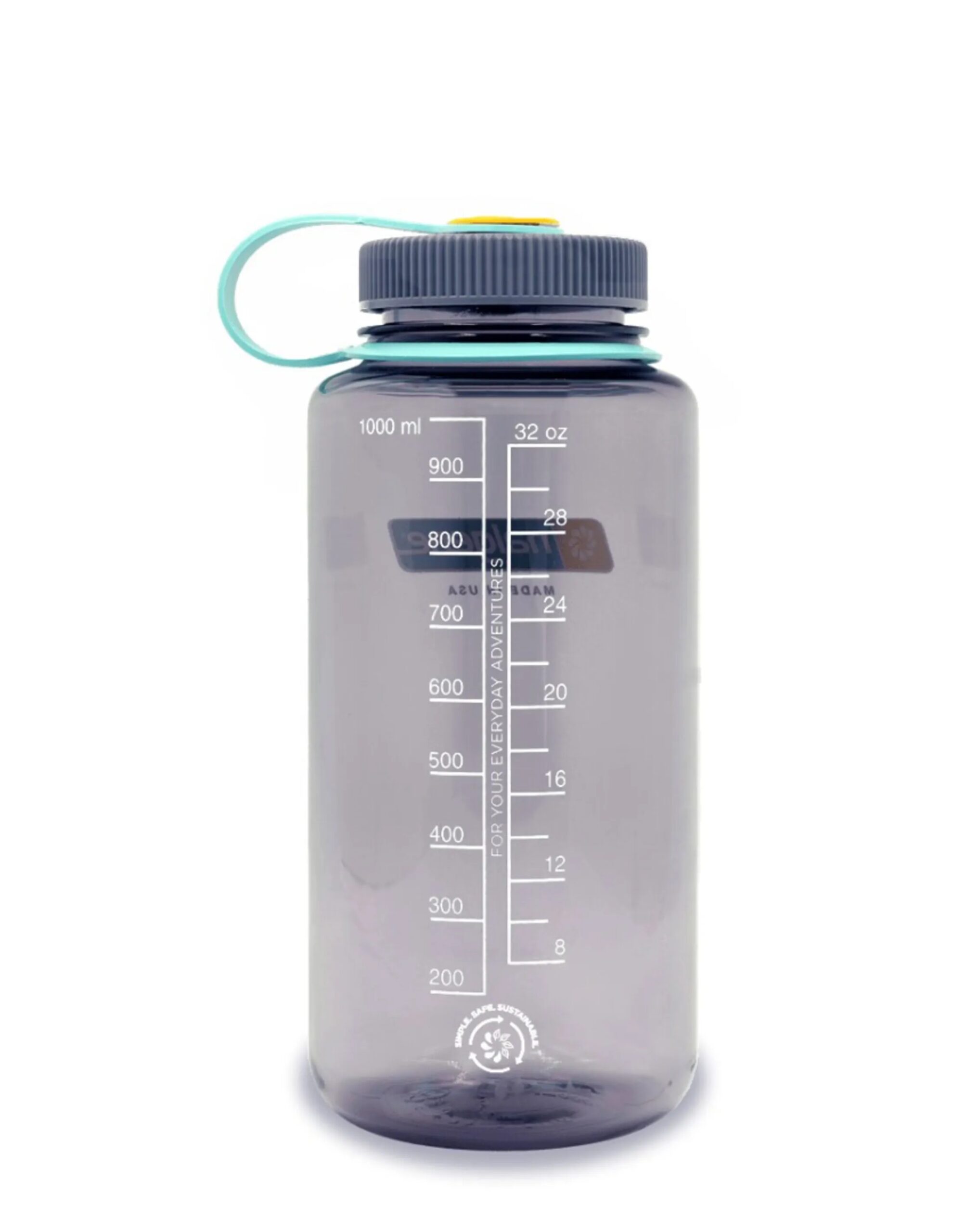 Wide-Mouth 1000ml (Maat – 1000 ml, Kleur – Aubergine)
