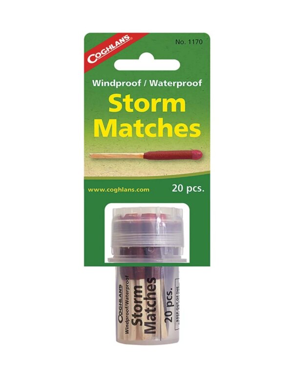 Wind/Waterpr Storm Matches (Kleur - Transparant)