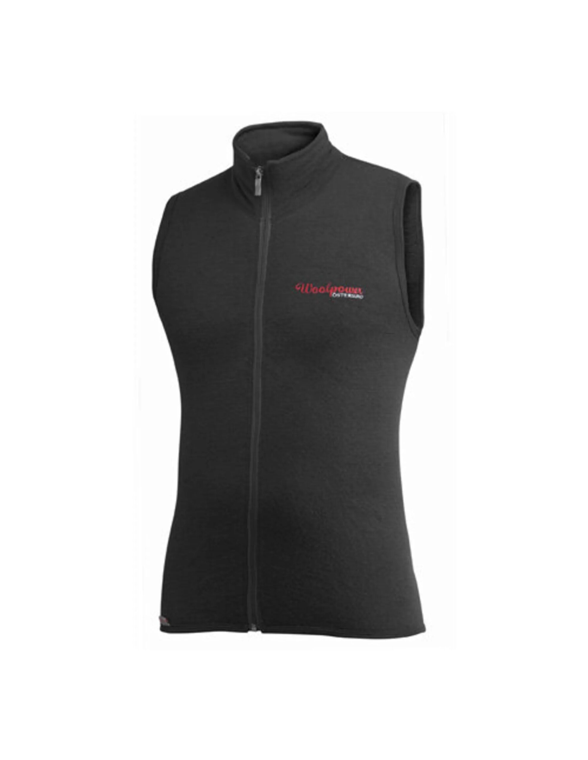 Woolpower Vest 400 Midlayer (Maat – S, Kleur – Black)