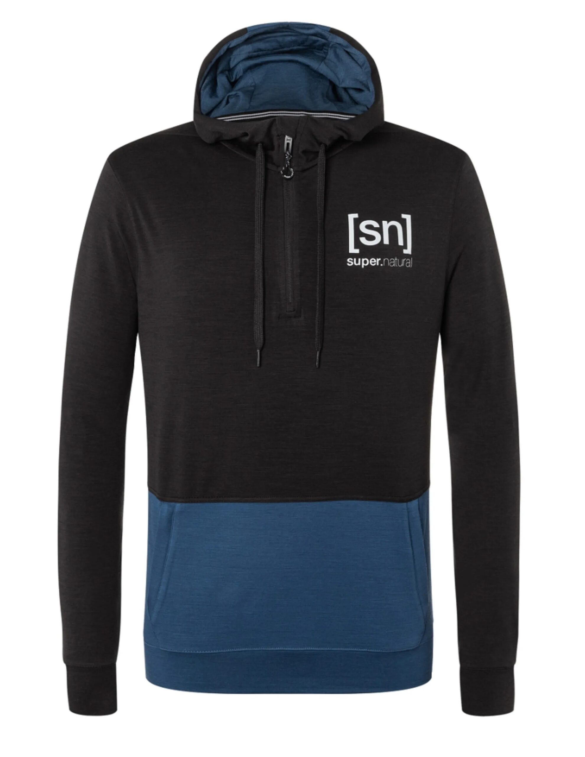 super.natural MOVEMENT HALF ZIP (Maat – XL, Kleur – Caviar/Dark Denim)
