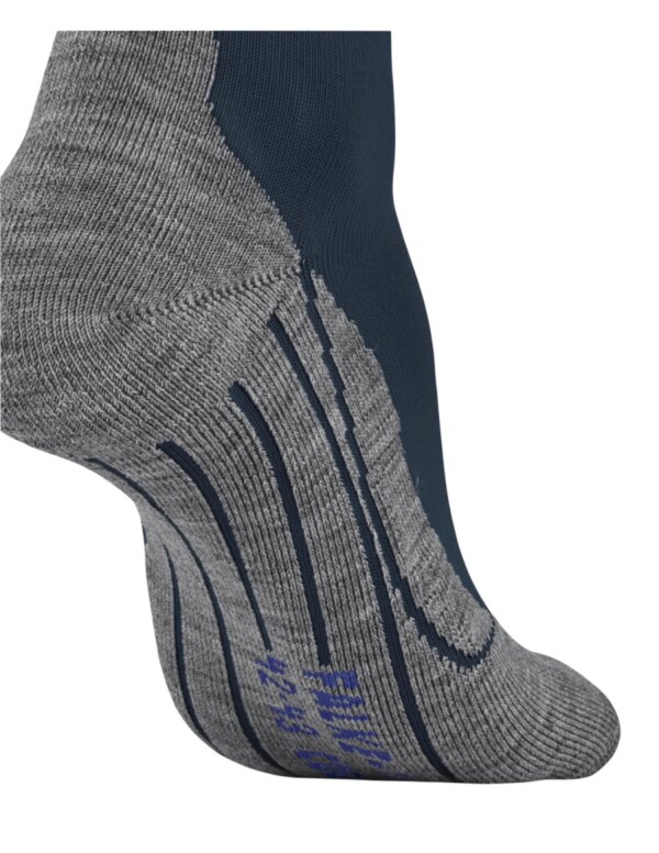 Falke TK2 Cool Korte Sokken Dames (Maat - 37-38, Kleur - Asphalt mel.)