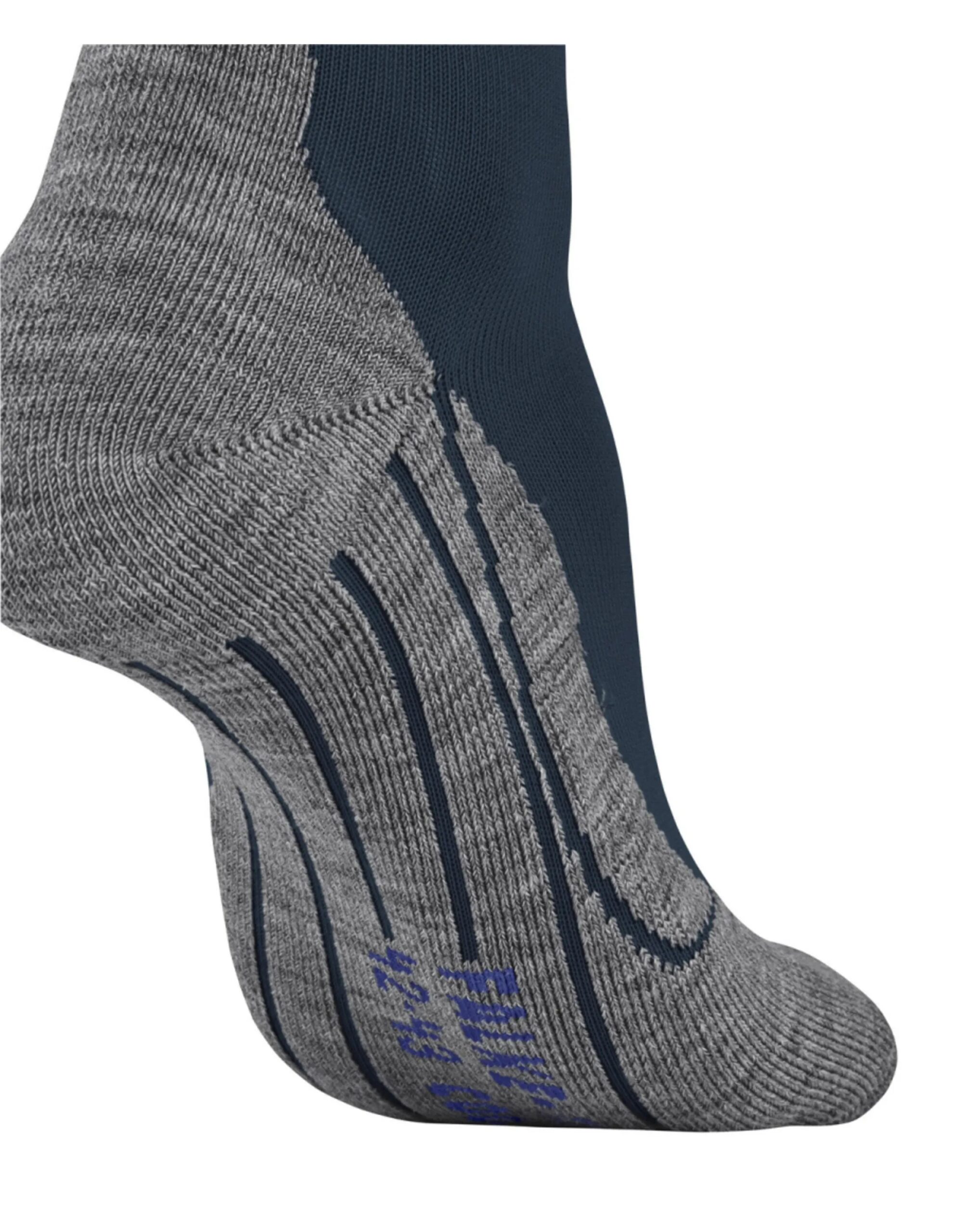 Falke TK2 Cool Korte Sokken Dames (Maat – 37-38, Kleur – Asphalt mel.)