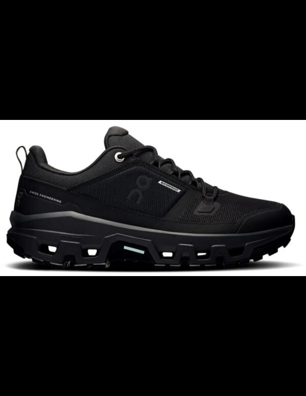 ON Cloudrock Low WP Wandelschoen Dames (Maat - US 9, Kleur - Black / Black)