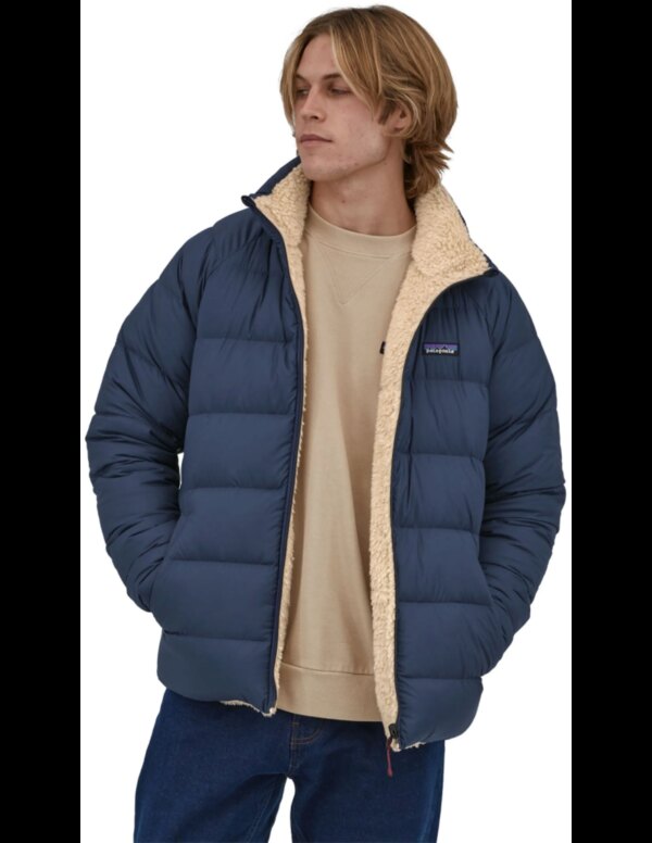 Patagonia Reversible Silent Down Jacket Heren (Maat - XL, Kleur - New Navy)